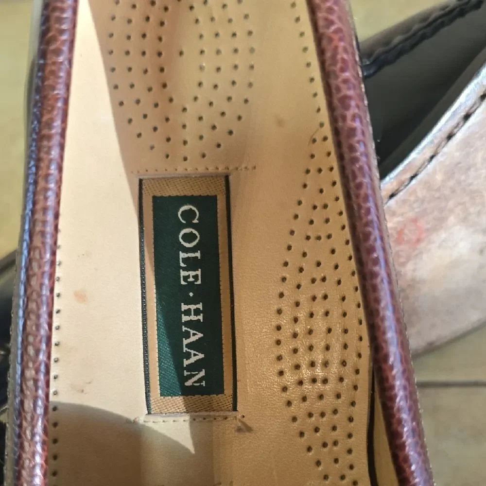 Cole Haan Black and Brown Leather Shoes